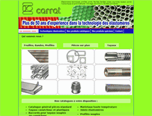 Tablet Screenshot of carrat.fr